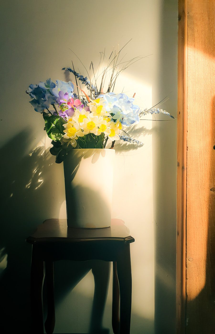 A mixed bouquet of many kinds of flowers in one vase, representing Internal Family Systems parts work